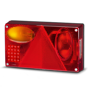 3139.6002301- LED-BULB TRAILER REAR LIGHT- LEFT HAND WITH FOG (HYBRID VERSION)