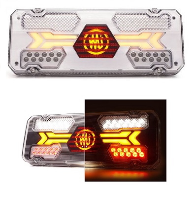 W294-2538STPWHITE Was right hand led rear combination light (24V) static indicator version