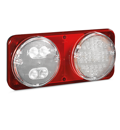 3165.6442400 SIM rear combination pod lamp (stop-tail-indicator-for-reverse) clear lens version- Right hand