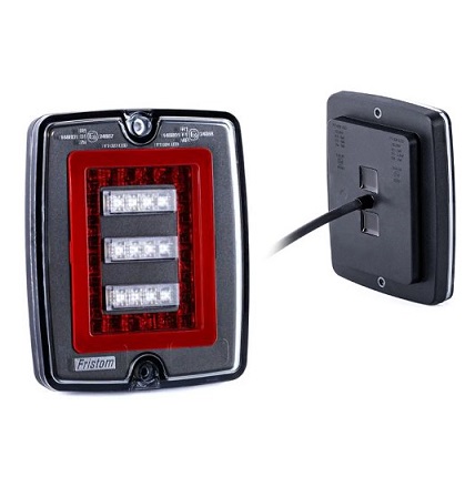 FT-324LED Fristom rear led fog-reverse lamp 12-24v (Recess version)