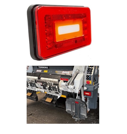 slimline rear led combination light (12-24V)
