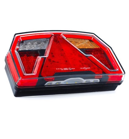 FT372LTDLED Fristom rear left hand led combination light (12-24V) with number plate light