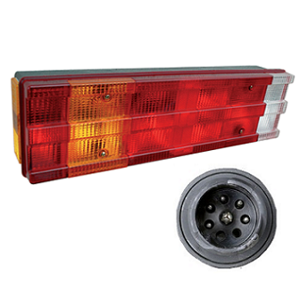 0035445903- MERCEDES ATEGO REAR LAMP- LEFT HAND-PASSENGER SIDE