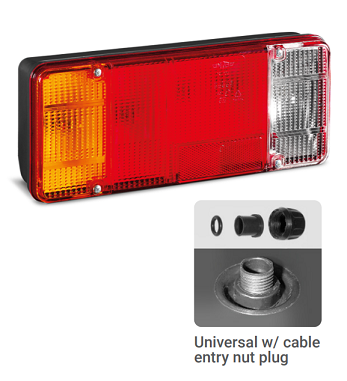 3121.40000200 SIM rear combination light (with reverse) Left Hand