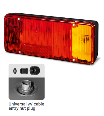 3121.4000100 SIM rear combination light (with Fog) Right hand