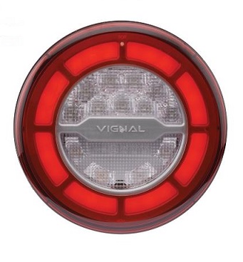 1415545 DAF 140mm round rear combination light (24V)