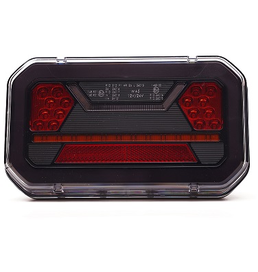 W299-2560LNNBLACK Was left hand led rear combination light (12-24V) Black edition