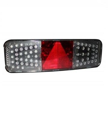 757/02/04- LED TRAILER REAR LAMP-LH/RH (TRIANGLE REFLECTOR) VERTICAL MOUNTING