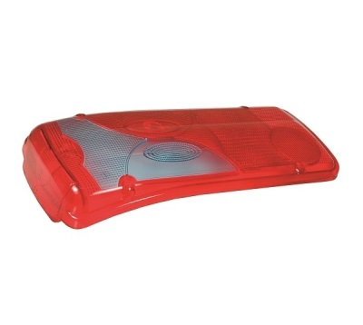 056500-81252296059- MAN TGA-TGL-TGM-TGX-REAR LENS- LEFT HAND-BLUE TINT