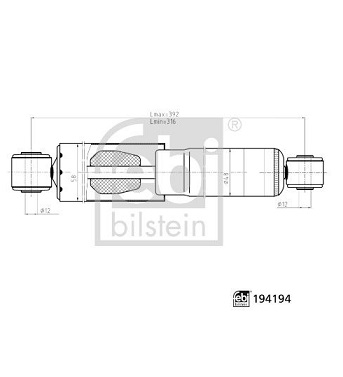 8202029306 Nissan-Renault rear shock absorber