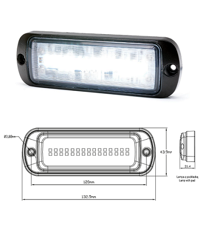 W229-1501 WAS LED work lamp- scene lamp (12-24V)