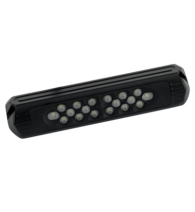 SL200BM Led scene light (12-24V) with black surround-mount