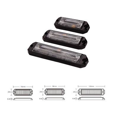 VSWD3H708W  3 LED Strobe Light (White)