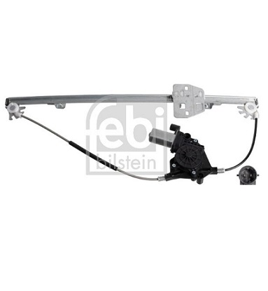 504053528 Iveco- Renault driver side window regulator (with motor)