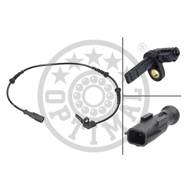 Capteur ABS Avant Pour Renault Megane 3 Et Scénic 3 (2008-2021) - Réf. 479109155R / 479100004R - Tension 12V 2 Broches