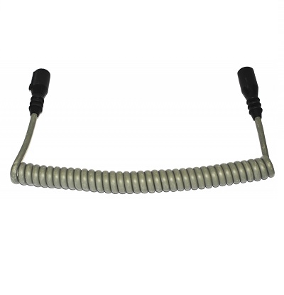 85073/2 3.0M 7 pin 'N' Type grey electrical coil autoprene moulded black plugs (ISO1185 certified)