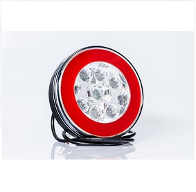FT-111 12/24v LED Glow ring rear hamburger fog and tail lamp