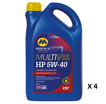 MULTIVIS CST HP 5W-40 SYNTHETIC ENGINE OIL (4 X 5 LITRE)
