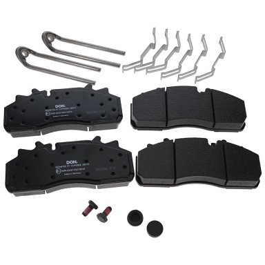 2012161-659742-1-DENNIS BRAKE PAD SET (WITH FITTINGS)