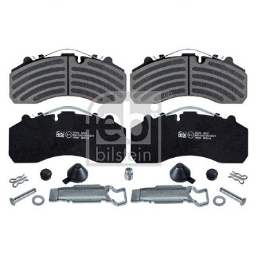 1982826- 1890861 DAF-Scania brake pad set (with fittings)