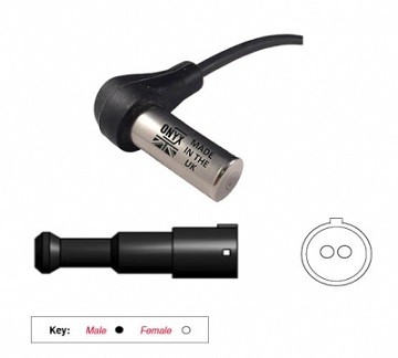 1384264-YO5705312-DAF-FODEN ABS SENSOR (0.5MTR- ANGLED)