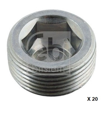 6-Pin Twist Lock Trailer Tail Light Connector Plug With 1 Meter Cable