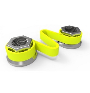 CHECKLINK 22MM WHEEL NUT INDICATOR (YELLOW) PACK 50
