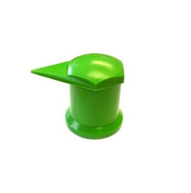 33MM LONG REACH DUSTITE WHEEL NUT COVER BLUE (PKT 100) - Bison Parts