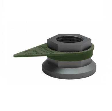 Checkpoint 19mm wheel nut indicator-olive green (pack 100)